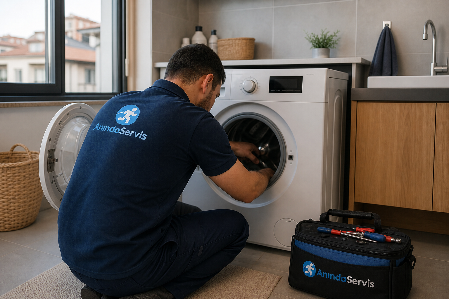 Anında Servis çamaşır makinesi servisi - İzmir Indesit Çamaşır Makinesi Servisi